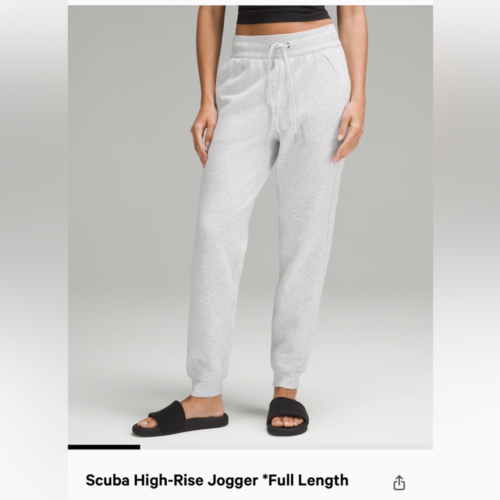 Lululemon scuba high rise jogger size 0